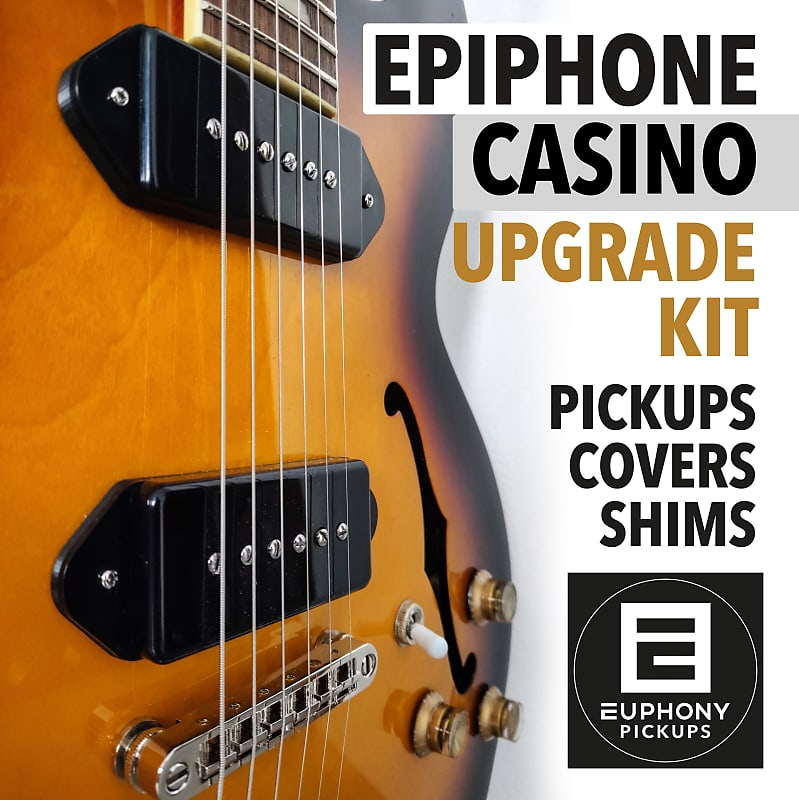 epiphone CASINO パーツセット P90ピックアップ他 Epiphone CASINO Upgrade Kit - Euphony P90 Dogear Pickups set