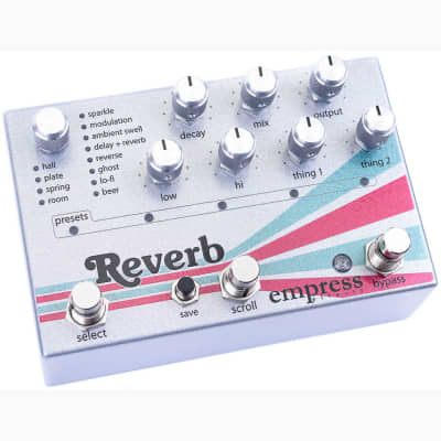 Empress Effects Reverb True Buffered Bypass Guitar Effects Stompbox FX Pedal image 5