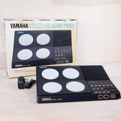Yamaha DD-5 Digital Drums 1988 w/ Box, Power Supply