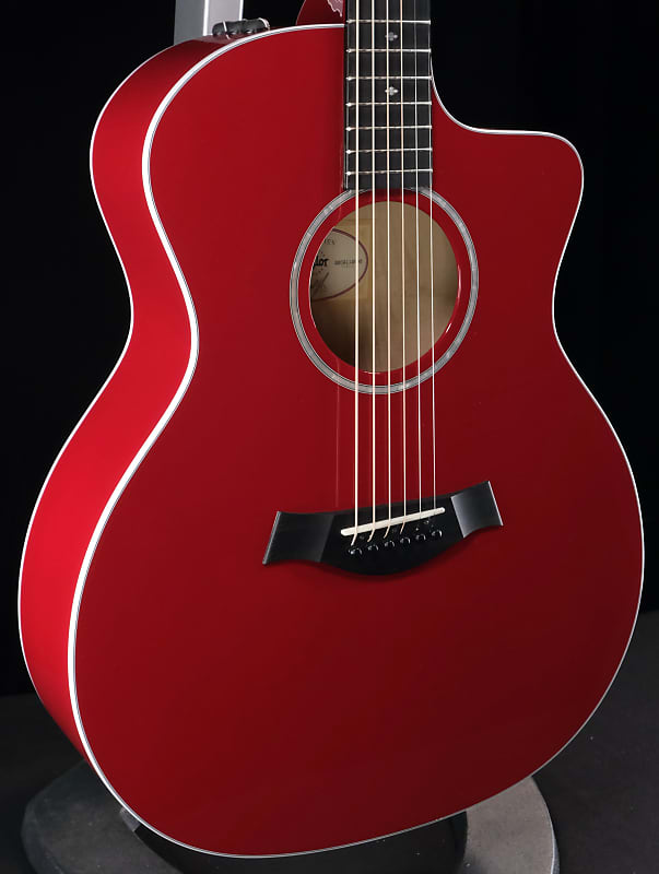 Taylor 214ce Deluxe Acoustic-electric Guitar - Red | Reverb Canada