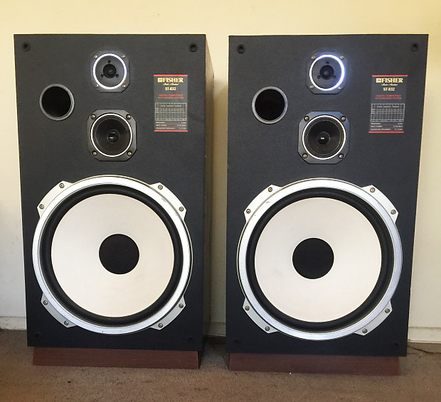 FISHER ST 832 Huge 3 way Professional Studio Monitors. Made in USA