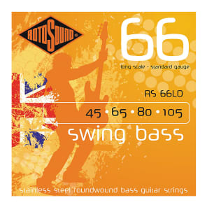 Rotosound RS66LD Swing Bass 66 Long Scale Bass Strings 45-105