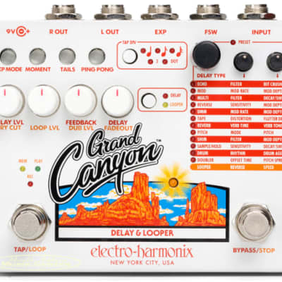 Electro-Harmonix Grand Canyon Delay and Looper | Reverb