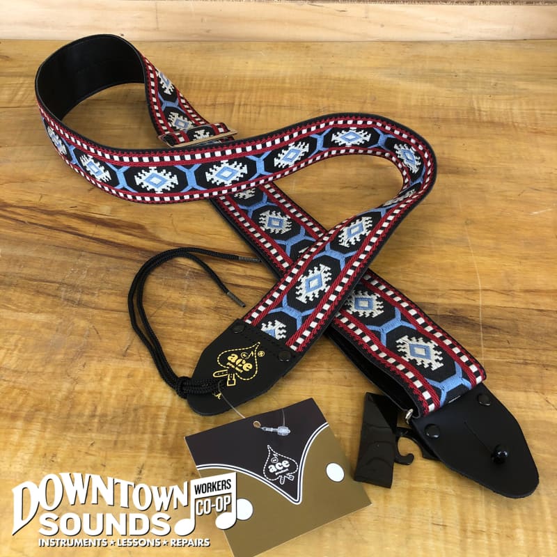 Ace Vintage Reissue Peace and Dove Guitar Strap by D'Andrea - Made in –  Megatone Music