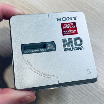 Sony MZ-E35 Walkman MiniDisc Player, Excellent to NM Silver