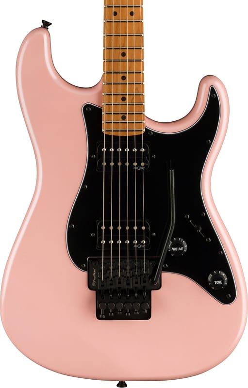 Squier Contemporary Stratocaster HH FR, Roasted Maple FB, Shell Pink Pearl image 1