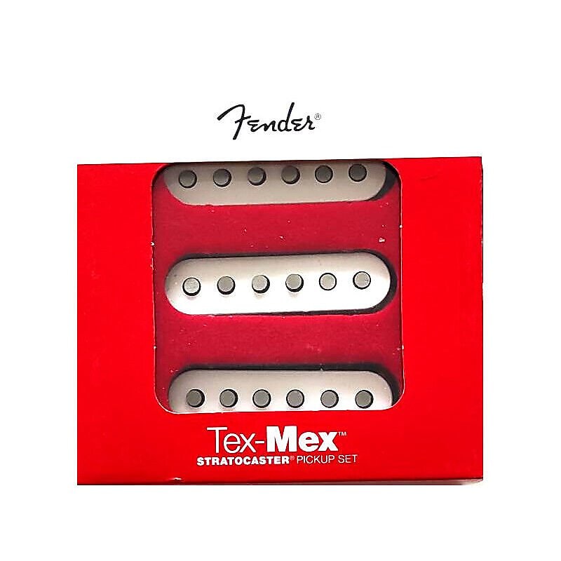 Fender Tex-Mex Stratocaster Pickups Set (3) - White image 1