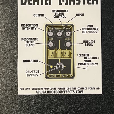 IdiotBox Effects Death Master 2020 - Black/Gold image 6