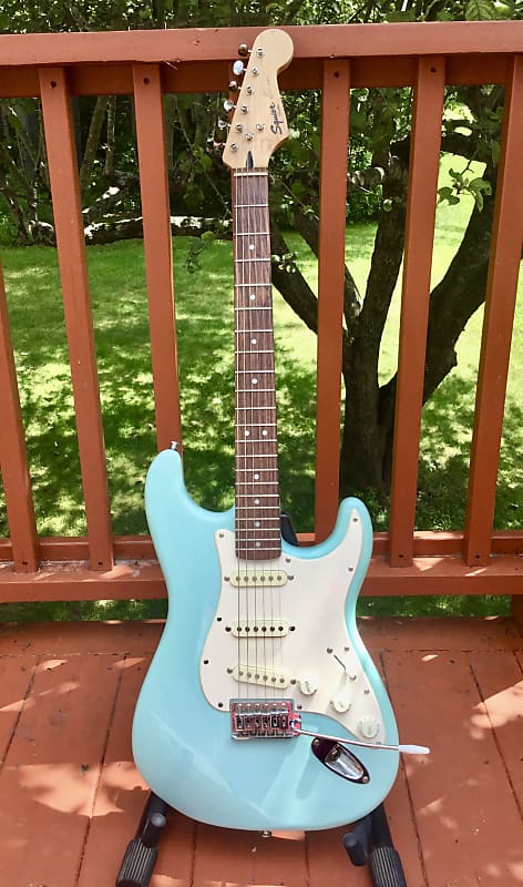 Fender Squier Bullet 2012 - Daphne Blue - Indonesian Made | Reverb