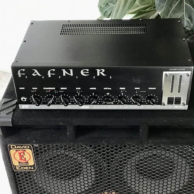 Vintage EBS Fafner (I) 3U Rack-mount, 600-watt, Class A, Tube-Armed Bass  Head, Never gigged