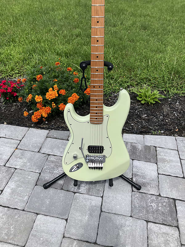 Left handed Custom Guitar Floyd Rose Dimarzio 36th Roasted Reverb