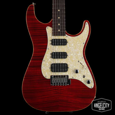 TOM ANDERSON Hollow Drop Top Classic Sweet & Sour Sauce Red with Binding【2014年製】品