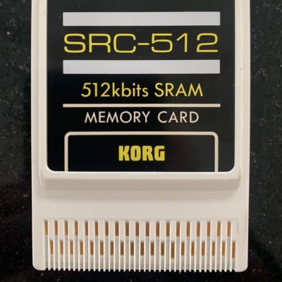 Memory Card Sram Src Used KORG SRC-512 512kbits SRAM MEMORY CARD