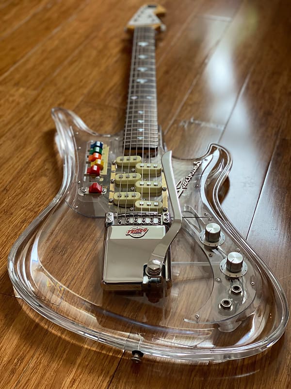 レア！テスコ Spectrum 5 Reissue Clear Acrylic Teisco Spectrum 5 Reissue Clear Acrylic <テスコ>｜平野楽器
