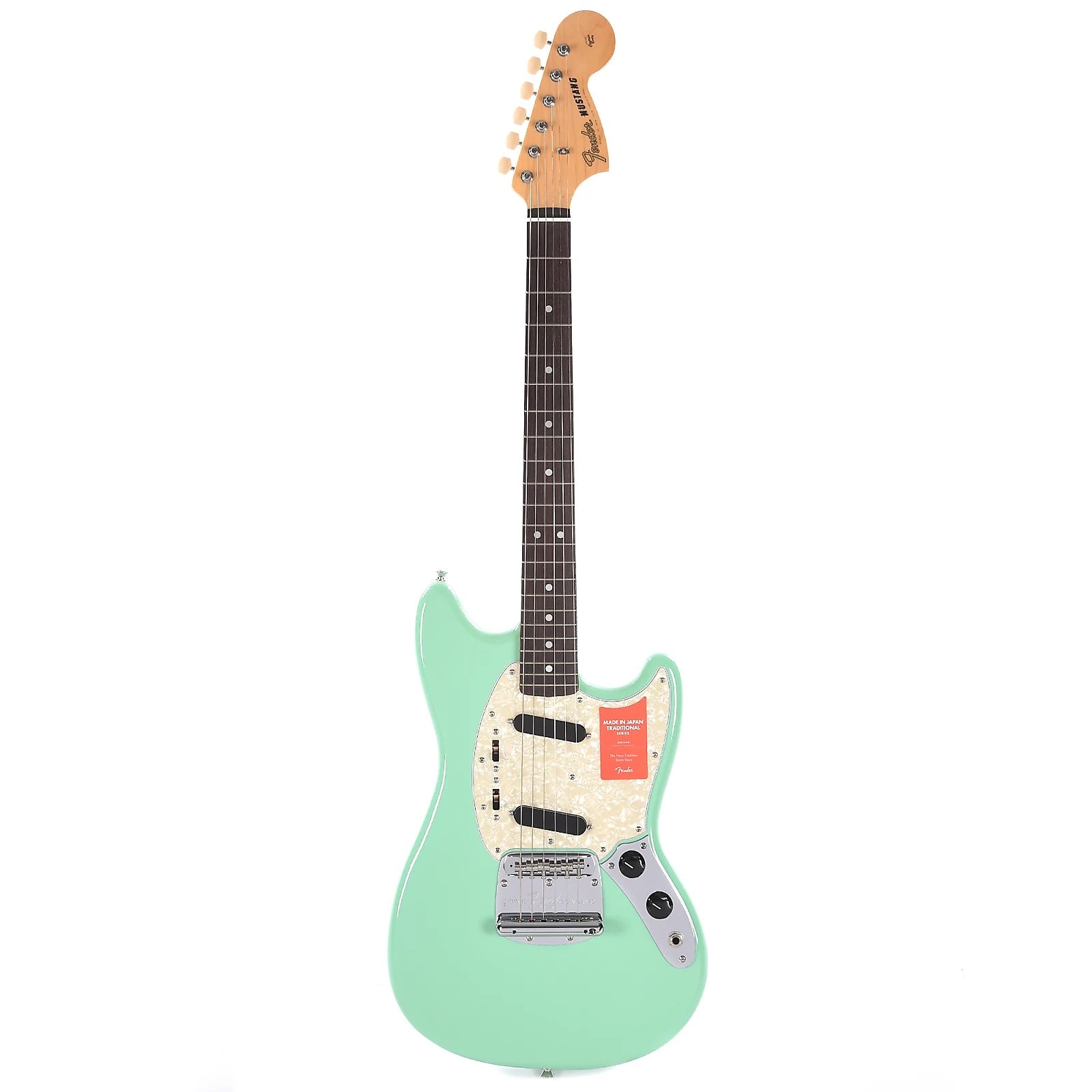 Fender Japan ムスタング サーフグリーン ケース アーム付 送料無料