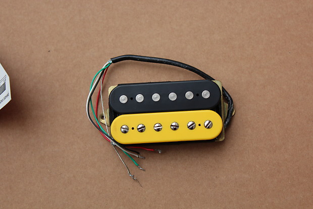 DiMarzio Tone Zone DP155 Yellow and Black Bobbins Humbucker