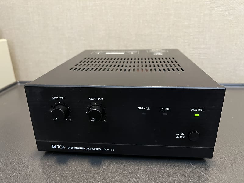 TOA INTEGRATED AMPLIFIER BG-130 | Reverb