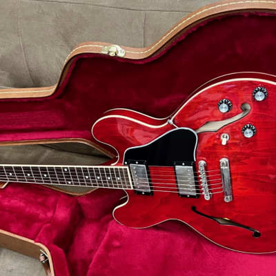 Gibson Gibson ES-335 Jun 2021 Sixties Dot USA Mint 2021 - Cherry Red image 9