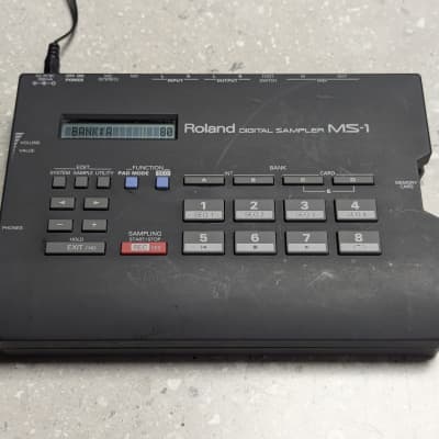Roland MS-1 Digital Sampler 1990s - Black