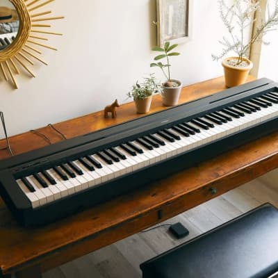 Yamaha P-45 88-Key Digital Piano - Black, Graded Hammer Standard Weighted Action