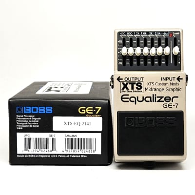 used XTS Modded Boss GE-7, Mint Condition with Box!