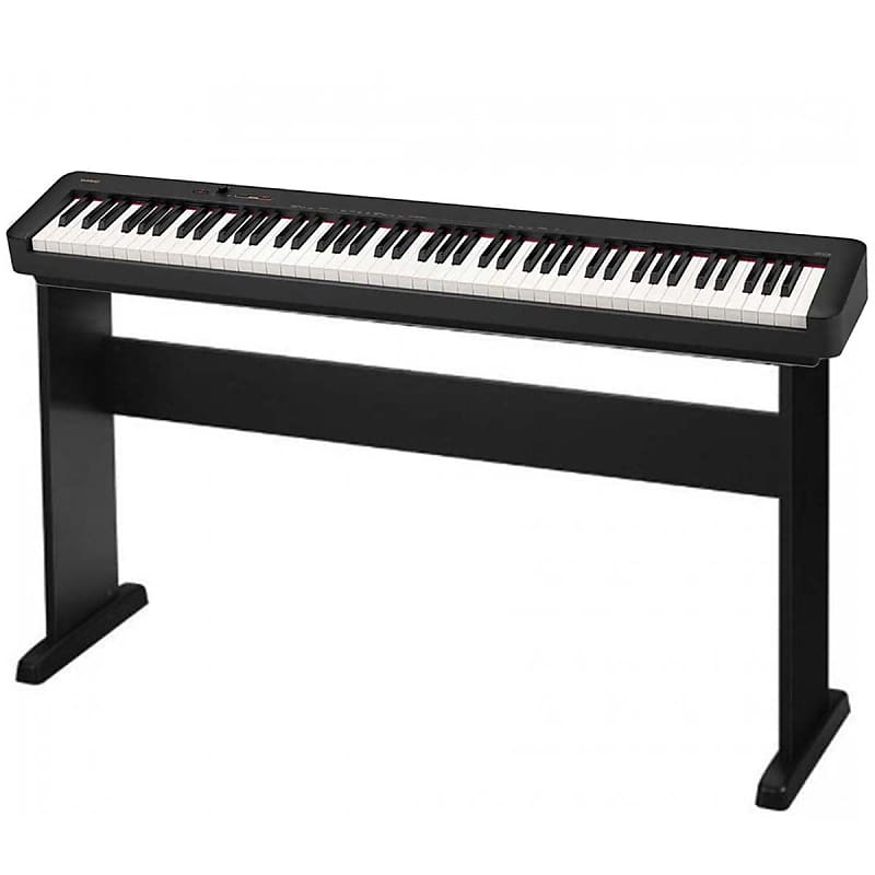 Casio CDP-S110 Digital Piano Black w/ CS46P Wooden Stand image 1