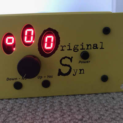 DSTEC  OS1 Original Syn 1999 yellow beast. 19" rack mount. Extremely rare vintage analog synth. image 1