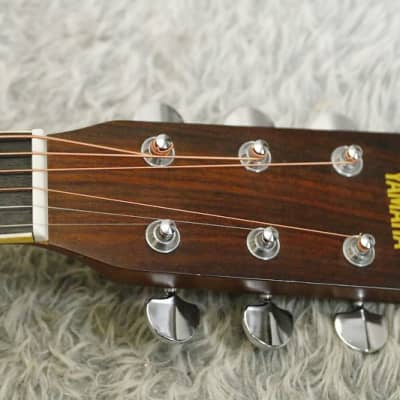 Immagine Vintage 1980's made YAMAHA FG-200D Orange Label Acoustic Guitar Made in Japan - 17