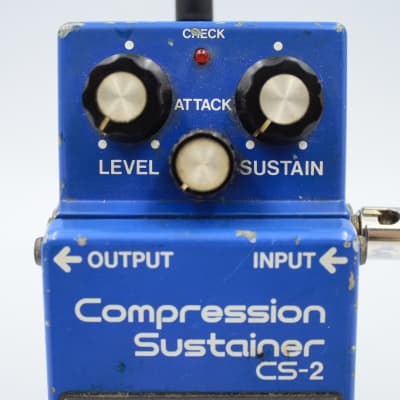 □初期!BOSS CS-2 Compression Sustainer 1983年製 Made in Japan□--