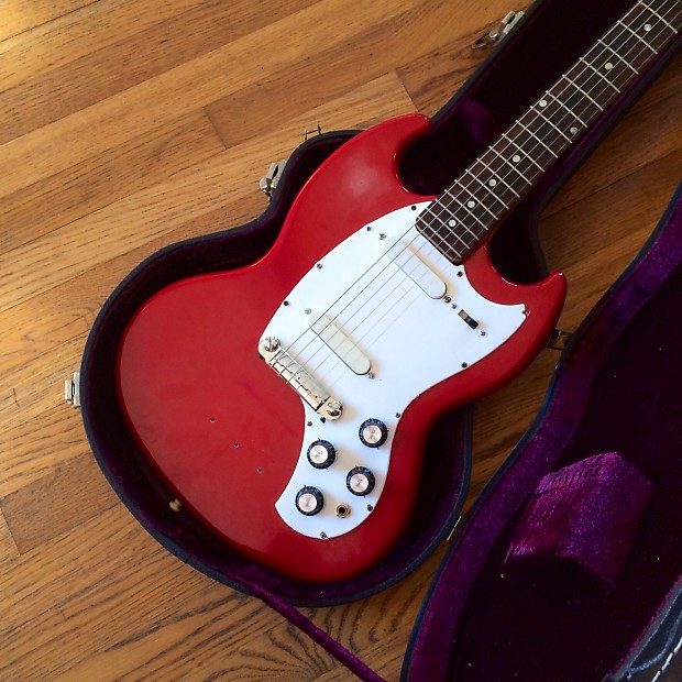 Gibson Kalamazoo Kg-2 electric guitar 1965 Red original | Reverb