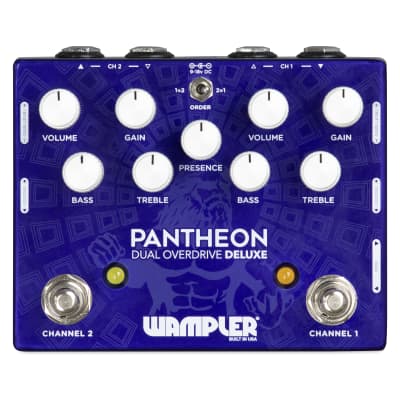 Wampler Dual Pantheon Deluxe Overdrive Effects Pedal image 1