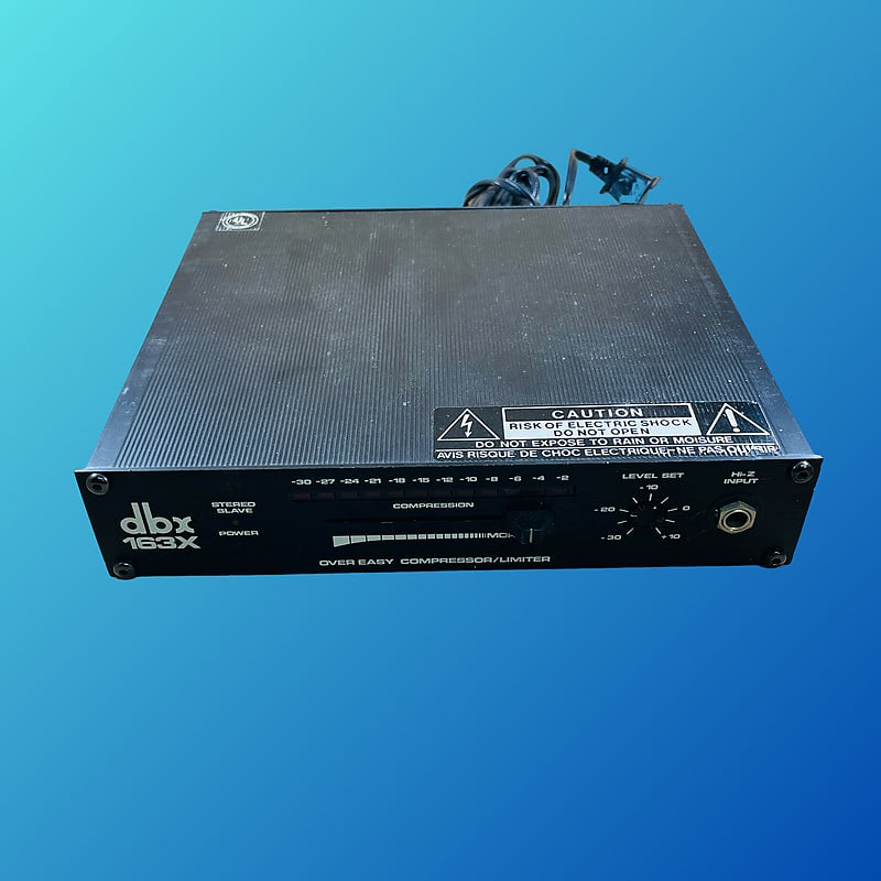 DTM・DAW Dbx163x Compressor Limiter DBX 163X Compressor Review