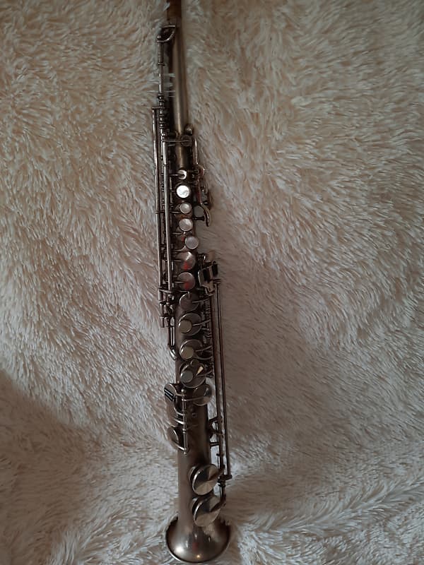 King Saxophone Soprano 1927 Silver Reverb