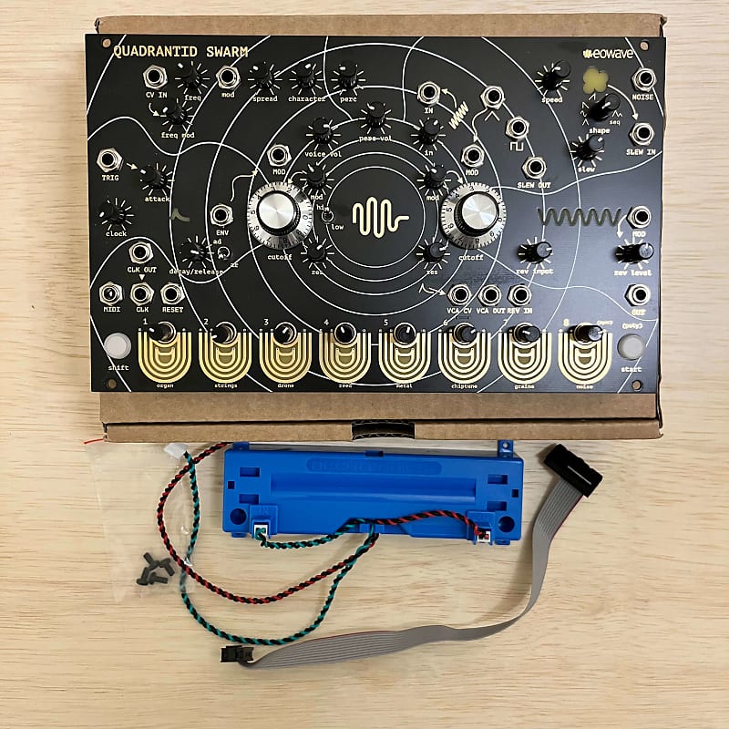 Eowave Quadrantid Swarm Module & Reverb Tank Orig Box