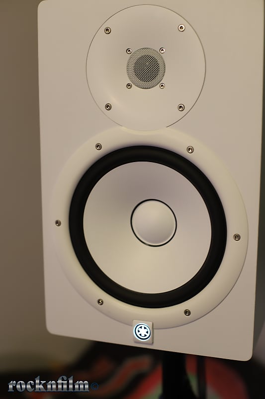 Yamaha HS8 8" Powered Studio Monitor (Pair) 2018 White image 1