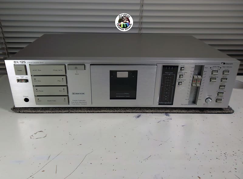 1985 Nakamichi BX-125 Rare Silverface Stereo Cassette Deck New Belts & Complete Serviced Recapped Power Suply 03-28-2025 1-Owner Excellent Condition #094