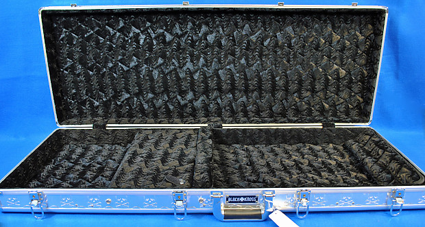 BLACK KROSS ギター用 ハードケース スカル Black Kross Silver Skull Electric Guitar Case | Reverb