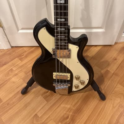 Italia Mondial Sportster Bass 4-string Bass Guitar - Black | Reverb