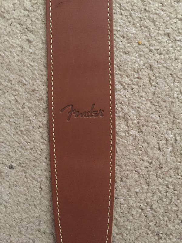 Fender Ball Glove Leather Strap, Brown