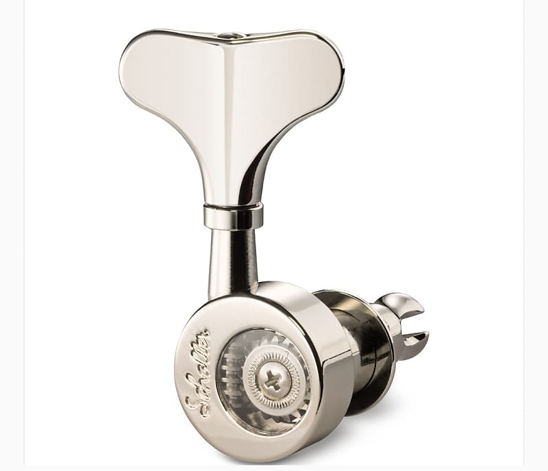 Schaller Da Vinci bass guitar tuners 2+2 Nickel Reverb
