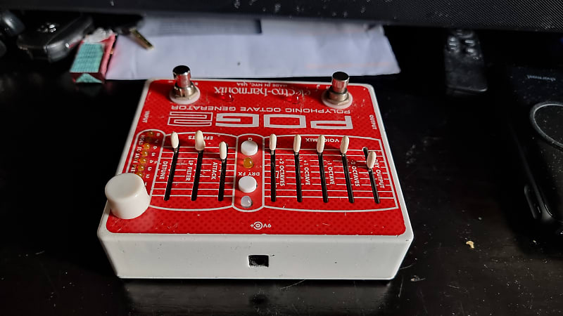 Electro-Harmonix POG2 Polyphonic Octave Generator 2009 - Present - Red /  White | Reverb UK