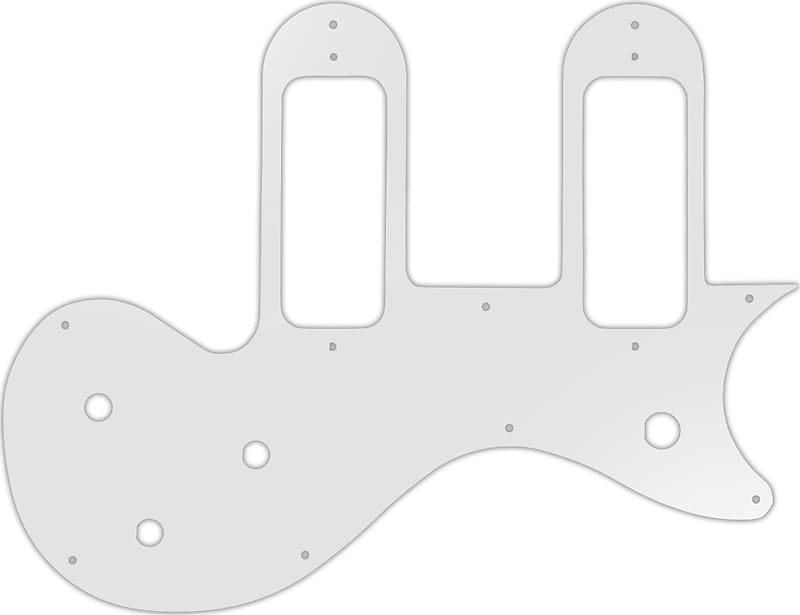 WD Custom Pickguard For Gibson Melody Maker Special With P-90 Pickups #22 Translucent Milk White image 1