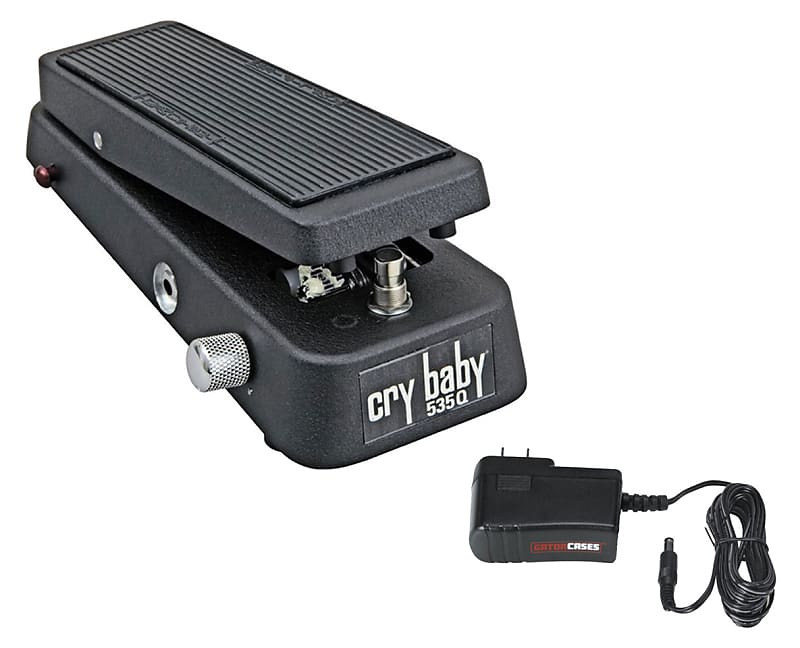 Dunlop 535Q Crybaby Series Wah Pedal + Gator 9V Power Supply Combo