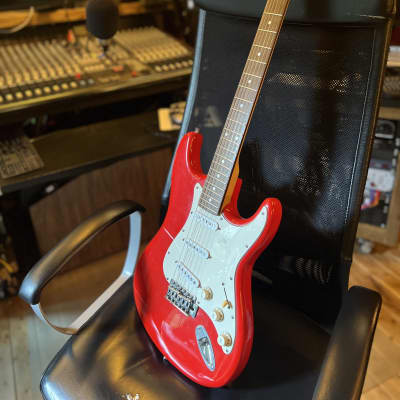 Partscaster Stratocaster Unknown - Red for sale