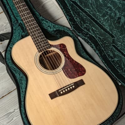 Guild - OM140CE - Single Cut Acoustic/Electric Guitar, Natural - w/ Case - x1093 - USED image 11