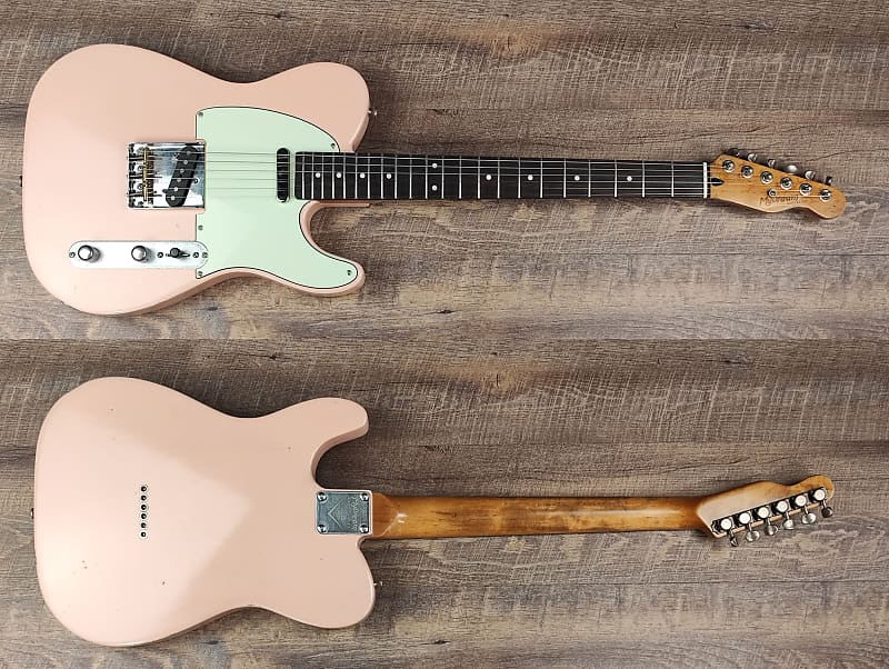 MyDream Partcaster Custom Built - Relic Shell Pink Hepcat '55 image 1