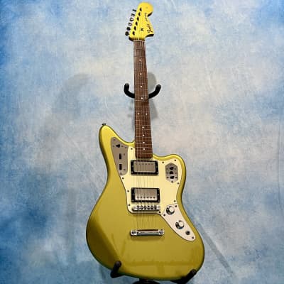 2002 Fender JGS Jaguar Vintage Gold Crafted in Japan for sale