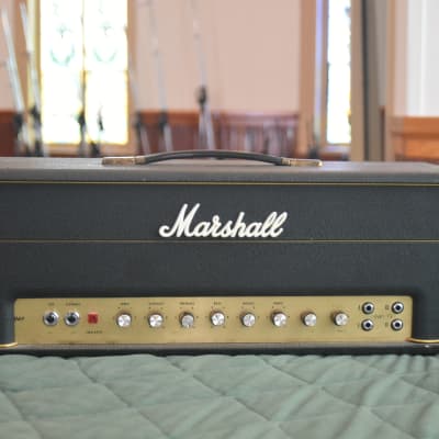 Marshall Tremolo 50  watt   1970 with Original 4-12 Slant-Cabinet image 2