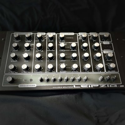 Analogue Solutions Leipzig-S Analog Monosynth with Sequencer 2010s - Black image 1