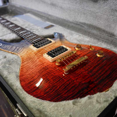 ESP Custom Shop Mystique Custom NT FM Blue Red Fade Burst 6-String Electric Guitar (NOS) w/ Case image 17